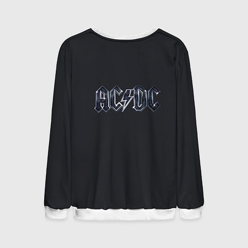 Мужской свитшот AC/DC: Guitarist / 3D-Белый – фото 2
