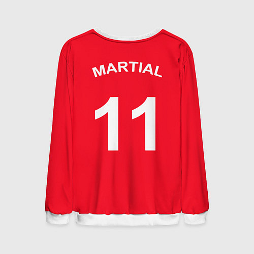 Мужской свитшот Man UTD: Anthony Martial / 3D-Белый – фото 2