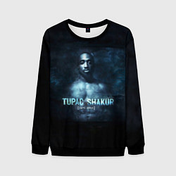 Свитшот мужской Tupac Shakur 1971-1996, цвет: 3D-черный