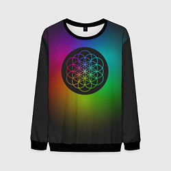 Свитшот мужской Coldplay Colour цвета 3D-черный — фото 1