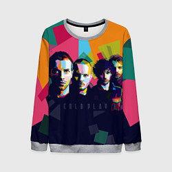 Свитшот мужской Coldplay, цвет: 3D-меланж