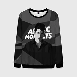 Свитшот мужской Солист Arctic Monkeys, цвет: 3D-черный