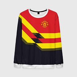 Свитшот мужской Man UTD FC: Black style, цвет: 3D-белый