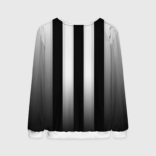 Мужской свитшот Juventus FC: New logo / 3D-Белый – фото 2
