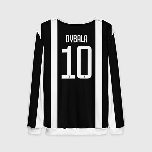 Мужской свитшот Juventus FC: Dybala Home 17/18 / 3D-Белый – фото 2