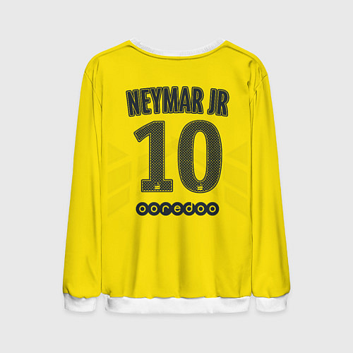 Мужской свитшот PSG FC: Neymar Away 17/18 / 3D-Белый – фото 2