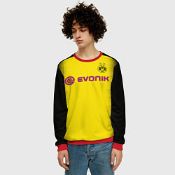 Свитшот мужской BVB FC: Rois Away 17/18, цвет: 3D-красный — фото 2