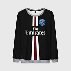 Свитшот мужской PSG FC: Black 2018, цвет: 3D-меланж