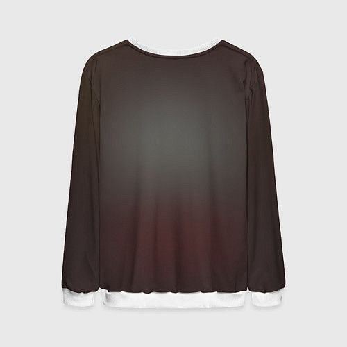 Мужской свитшот Control is an illusion / 3D-Белый – фото 2