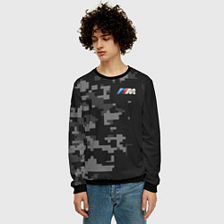 Свитшот мужской BMW БМВ, цвет: 3D-черный — фото 2
