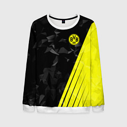 Свитшот мужской FC Borussia Dortmund: Abstract, цвет: 3D-белый