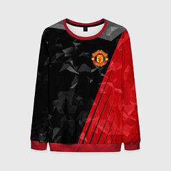 Свитшот мужской FC Manchester United: Abstract, цвет: 3D-красный