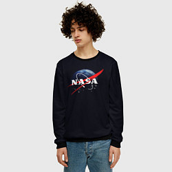 Свитшот мужской NASA: Black Space, цвет: 3D-черный — фото 2