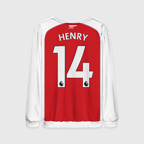Мужской свитшот FC Arsenal: Henry Home 17/18 / 3D-Белый – фото 2