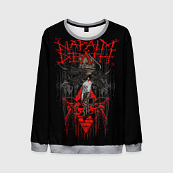 Свитшот мужской Napalm Death, цвет: 3D-меланж