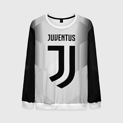 Свитшот мужской FC Juventus: Silver Original, цвет: 3D-белый