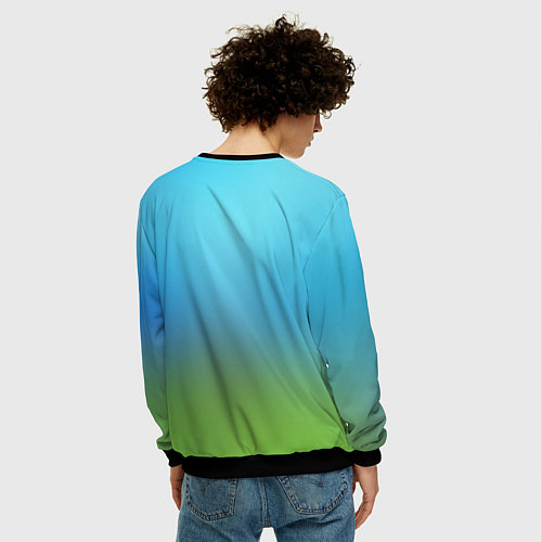 Мужской свитшот Z-Link / 3D-Черный – фото 4