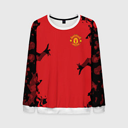 Свитшот мужской FC Manchester United: Red Original, цвет: 3D-белый