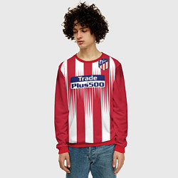 Свитшот мужской FC Atletico Madrid: Griezmann Home 18/19, цвет: 3D-красный — фото 2