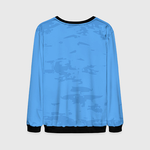 Мужской свитшот Skull Skate / 3D-Черный – фото 2