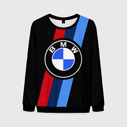 Свитшот мужской BMW 2021 M SPORT БМВ М СПОРТ, цвет: 3D-черный