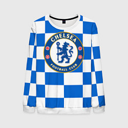 Свитшот мужской FC Chelsea: Grid, цвет: 3D-белый