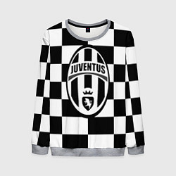 Свитшот мужской FC Juventus: W&B Grid, цвет: 3D-меланж
