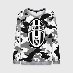 Свитшот мужской FC Juventus: Camouflage, цвет: 3D-меланж