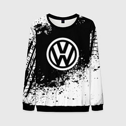 Свитшот мужской Volkswagen: Black Spray, цвет: 3D-черный