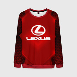 Свитшот мужской Lexus: Red Light, цвет: 3D-красный