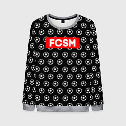 Свитшот мужской FCSM Supreme, цвет: 3D-меланж