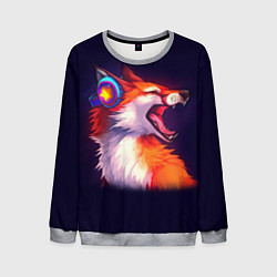 Свитшот мужской Disco Fox, цвет: 3D-меланж