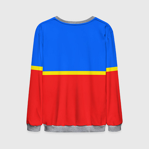 Мужской свитшот Кемерово: Россия / 3D-Меланж – фото 2