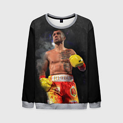 Свитшот мужской Vasyl Lomachenko, цвет: 3D-меланж