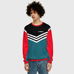 Свитшот мужской Firm 90s: Arrows Style, цвет: 3D-красный — фото 2