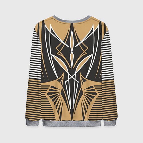 Мужской свитшот Узор насекомого / 3D-Меланж – фото 2