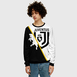 Свитшот мужской FC Juventus: Football Point, цвет: 3D-черный — фото 2
