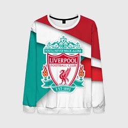 Свитшот мужской FC Liverpool, цвет: 3D-белый