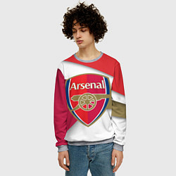 Свитшот мужской FC Arsenal, цвет: 3D-меланж — фото 2