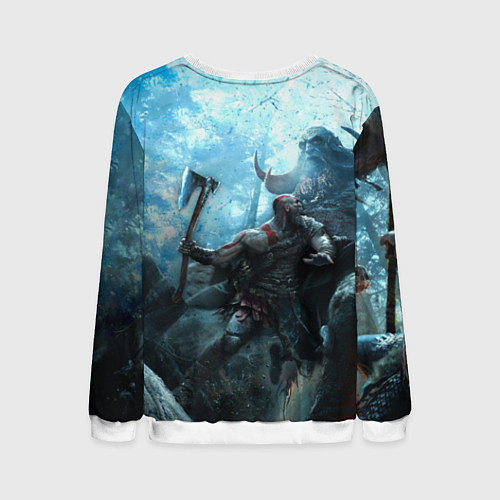 Мужской свитшот God of War: Dynasty / 3D-Белый – фото 2