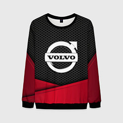 Свитшот мужской Volvo: Grey Carbon, цвет: 3D-черный