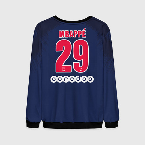 Мужской свитшот FC PSG: Mbappe Home 18-19 / 3D-Черный – фото 2