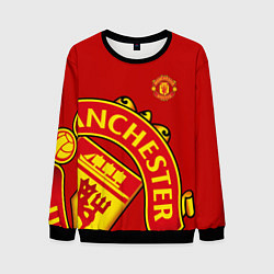 Свитшот мужской FC Man United: Red Exclusive, цвет: 3D-черный