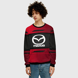 Свитшот мужской Mazda Sport, цвет: 3D-черный — фото 2