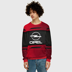 Свитшот мужской Opel Sport, цвет: 3D-красный — фото 2