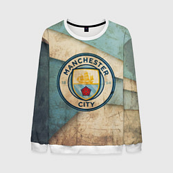 Свитшот мужской FC Man City: Old Style, цвет: 3D-белый