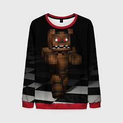 Свитшот мужской Minecraft: Freddy FNAF, цвет: 3D-красный