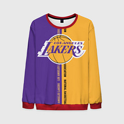 Свитшот мужской NBA: LA Lakers, цвет: 3D-красный