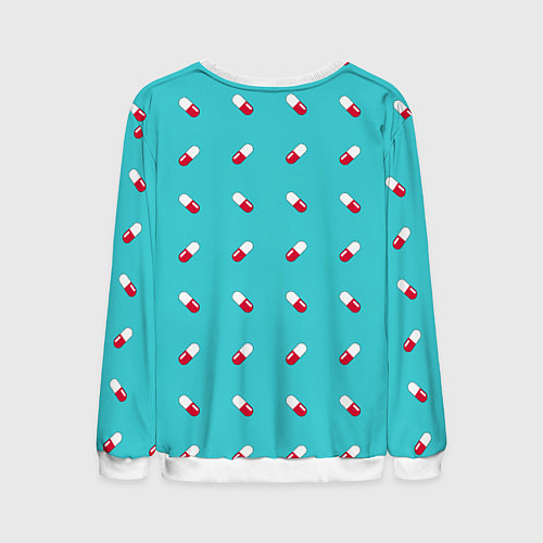 Мужской свитшот Patrick & Pills / 3D-Белый – фото 2