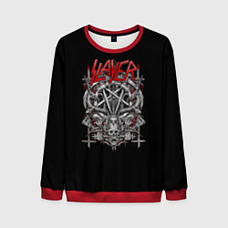 Свитшот мужской Slayer: Hell Goat, цвет: 3D-красный